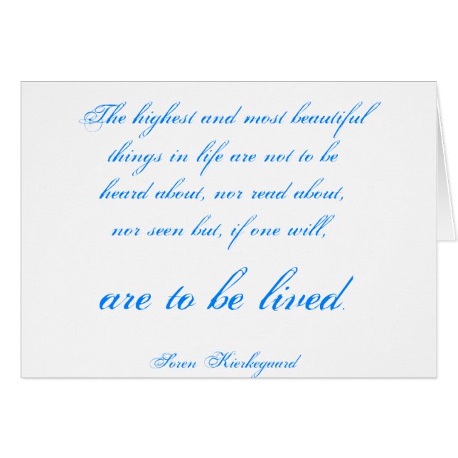 Soren Kierkegaard (Devant horizontal)