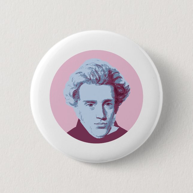 Soren Kierkegaard Button (Vorderseite)