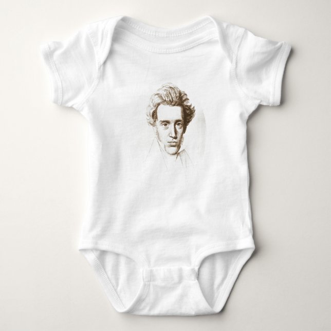 Søren Kierkegaard - Existenzialist-Philosoph Baby Strampler (Vorderseite)