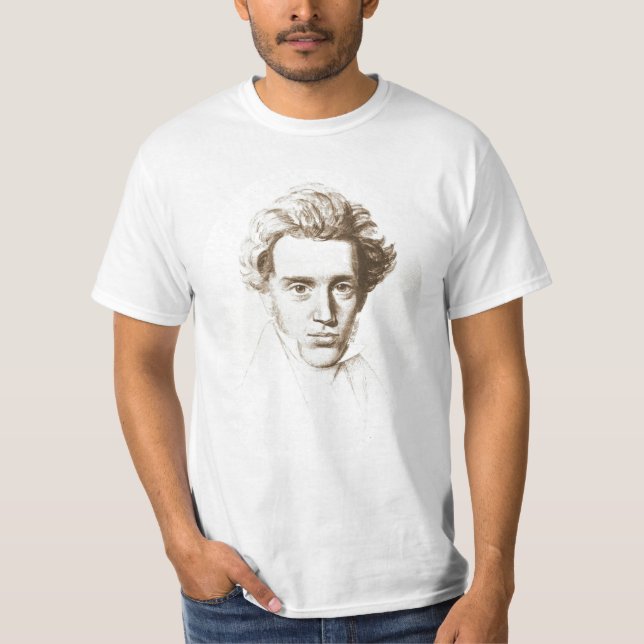 Søren Kierkegaard - Existenzialist-Philosoph T-Shirt (Vorderseite)