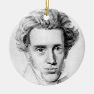 "SOREN KIERKEGAARD " KERAMIKORNAMENT