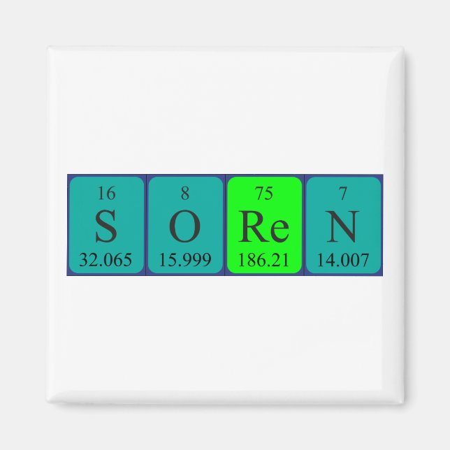 Sören Periodenmagnet Magnet (Vorne)