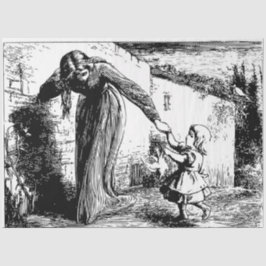 Sorge - Frau und Kind Seidenpapier