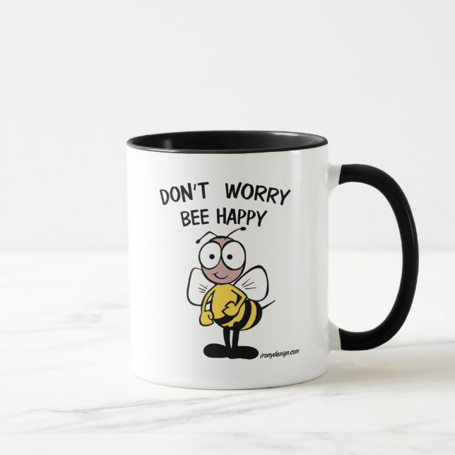 Sorgen Sie sich nicht die glückliche Biene Tasse (Rechts)