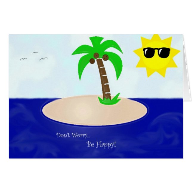Sorgen Sie sich nicht, seien Sie glücklich! (Vorderseite (Horizontal))