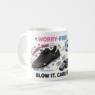 Sorgenfreies Ref-Kit — Lustiger Kawaii-Fußballschi Kaffeetasse