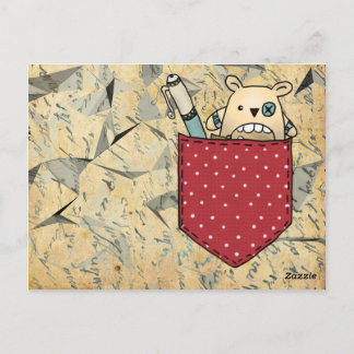 Sorgenfressertasche Postkarte