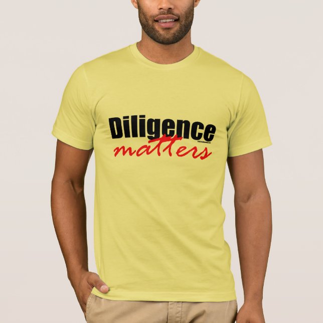 Sorgfalt-Angelegenheiten T-Shirt (Vorderseite)