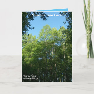 Sorgfalt-/Interessen-Gruß-Karte Karte