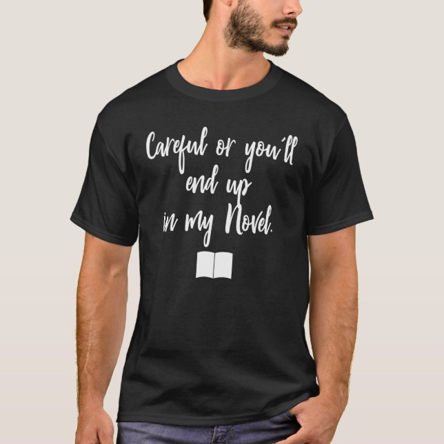 Sorgfältig oder leicht enden in meinem neuartigen  T-Shirt (Vorderseite)