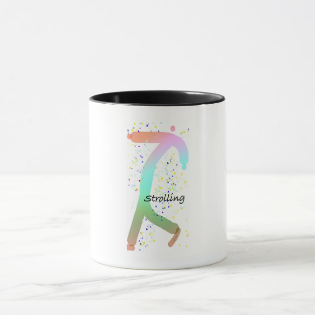 SORGFÄLTIGE und STROLLENE Tasse (Zentrum)