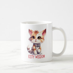 Sorglose Katze Attitude - Spielerisches Felsdesign Kaffeetasse