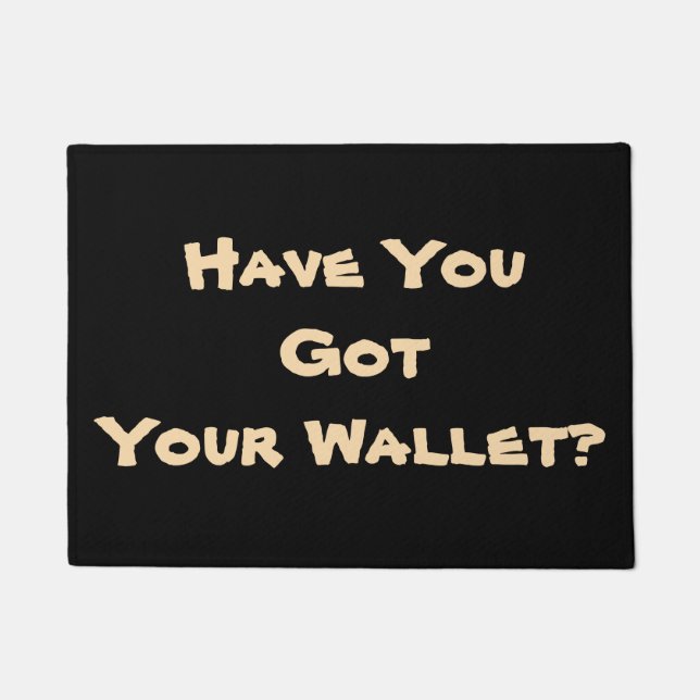 sorgloser Erinnerungsphrasen-Vorlagenspaß Fußmatte (Vorderseite)