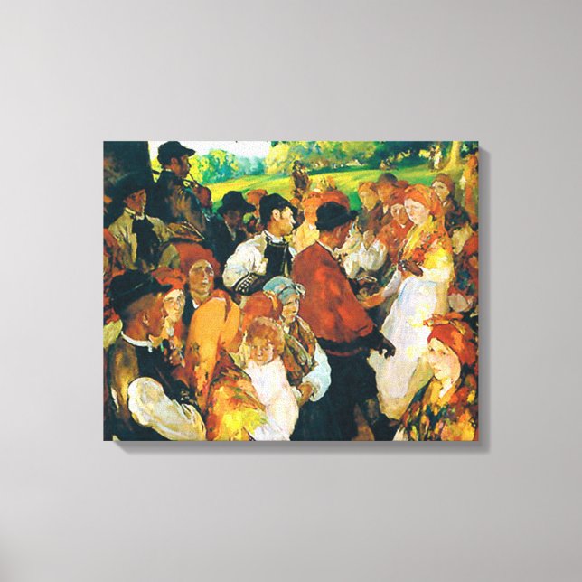 Sorolla - Fiesta Gallega Leinwanddruck (Vorderseite)