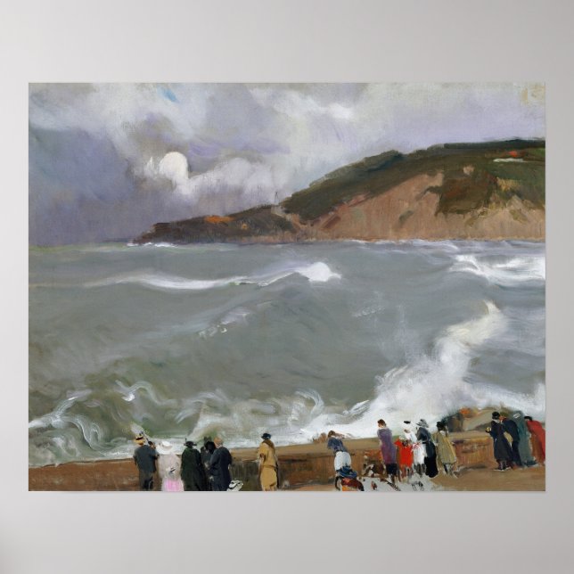Sorolla - Frühstück, San Sebastian Poster (Vorne)
