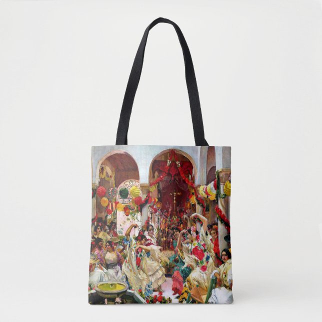 Sorolla Gemälde - Sevilla, der Tanz Tasche (Vorderseite)