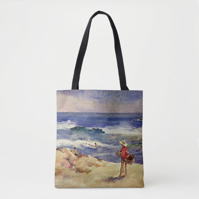 Sorolla - Junge auf dem Sand Tasche (Vorderseite)