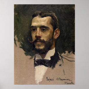 Sorolla - Portrait von Rafael Altamira Poster