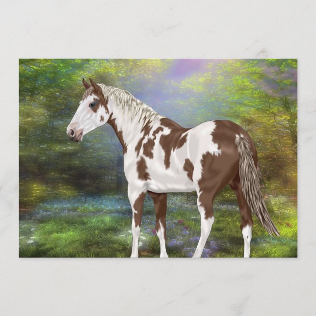 Sorrel Tovero Paint Horse Print (Vorderseite)