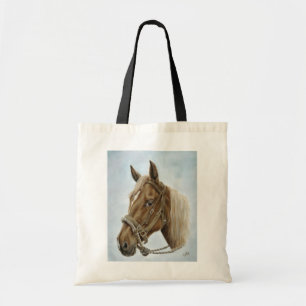 Sorrel Western Horse Leinwand Tote Bag Tragetasche