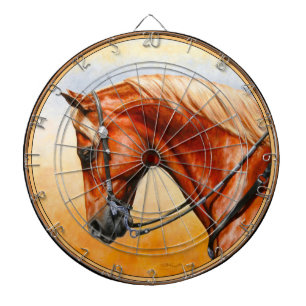 Sorrel Western Pleasure Quarter Horse Dartscheibe