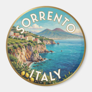 Sorrent Italien Amalfi-Küste Szene ☀️ Magnet