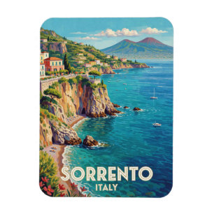 Sorrent Italien Küsten-Reiseszene 🍋 Magnet