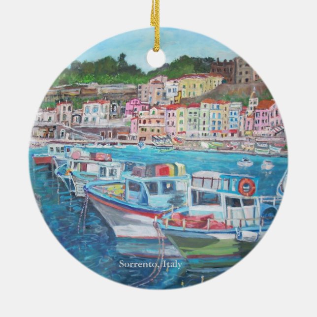 Sorrent, Italien - Verzierung Keramik Ornament (Hinten)