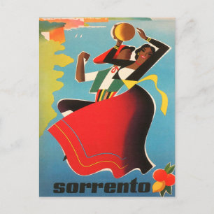 Sorrent, Italien Vintage-Reisepostkarte Postkarte