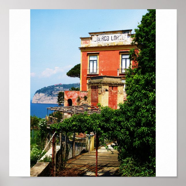 Sorrento, Italien Poster (Vorne)