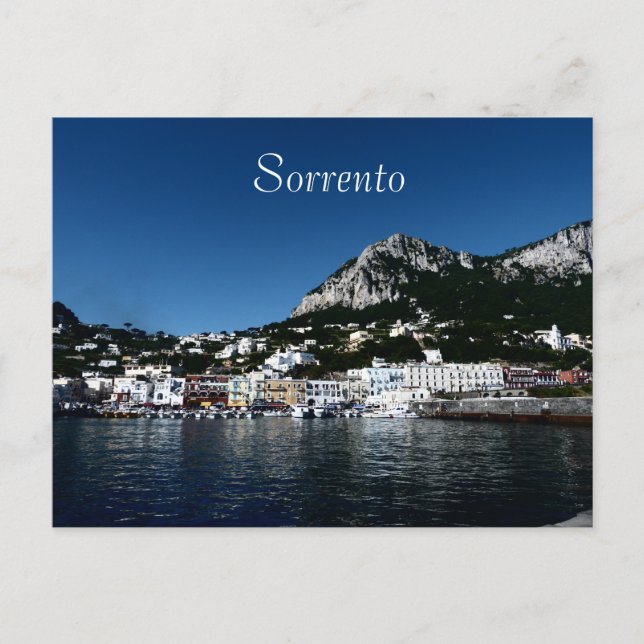 Sorrento, Italien Postkarte (Vorderseite)