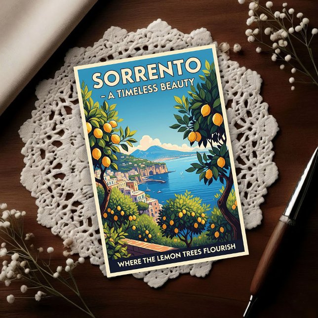Sorrento, Italy: A Vintage 1960s  Postkarte (Von Creator hochgeladen)