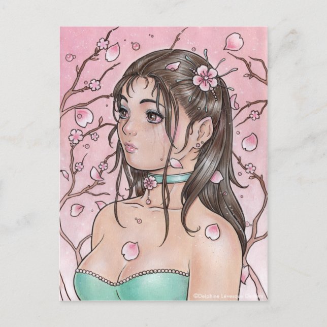 Sorrow Pinup Postcard Postkarte (Vorderseite)