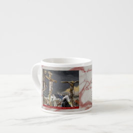 Sorrowful Rosary Mysteries Item #5: Crucifixion Espressotasse