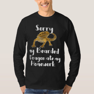Sorry Bartone Ate Meine Hausaufgaben T-Shirt