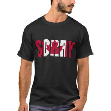 Sorry Canadian Flag Novelty Spaß