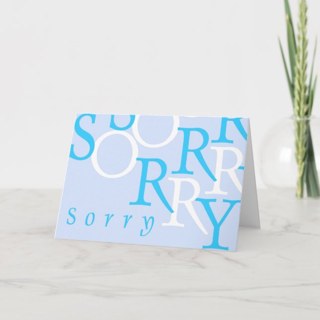 Sorry Card Karte (Vorderseite)