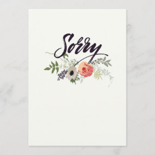 Sorry Card Karte