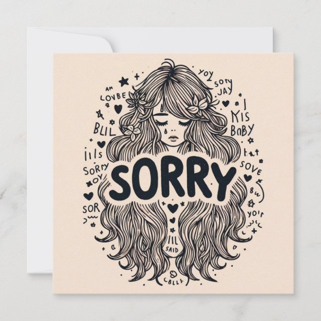 Sorry Cards  Feiertagskarte (Vorderseite)