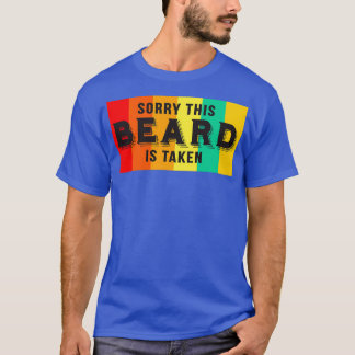 Sorry, dieser Bart wird Funny Beard Redewendungen T-Shirt