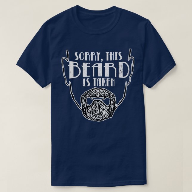 Sorry, dieser Bart wird lustigen Bart für Männer F T-Shirt (Design vorne)