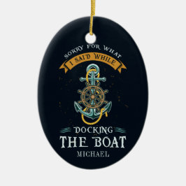 Sorry für das, was ich beim Docking Bootführer ges Keramik Ornament