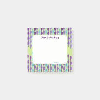 Sorry I missed you customize texts  Post-it Klebezettel
