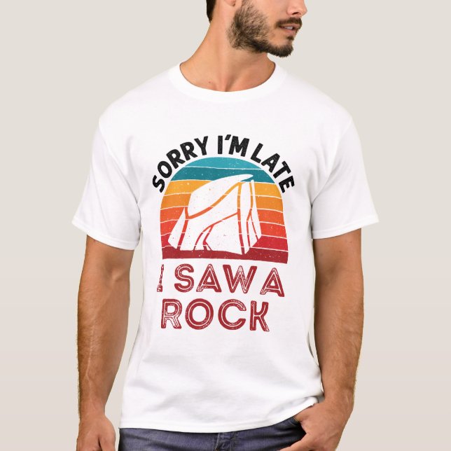 Sorry, ich bin spät sah ein Rock Rockhound Collect T-Shirt (Vorderseite)