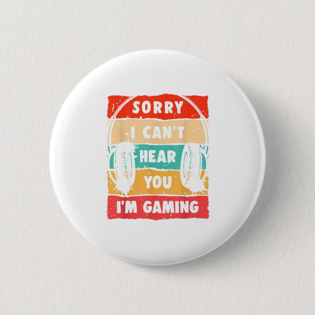 Sorry, ich kann hören, dass du im Gaming Funny G Button (Vorderseite)