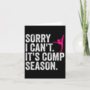 Sorry, ich kann nicht Comp Saison Cheer Gilrs Comp Karte