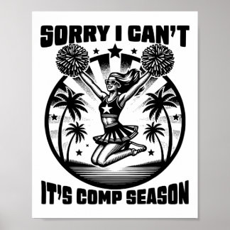 Sorry, ich kann nicht Comp Season Cheer Girls Comp Poster