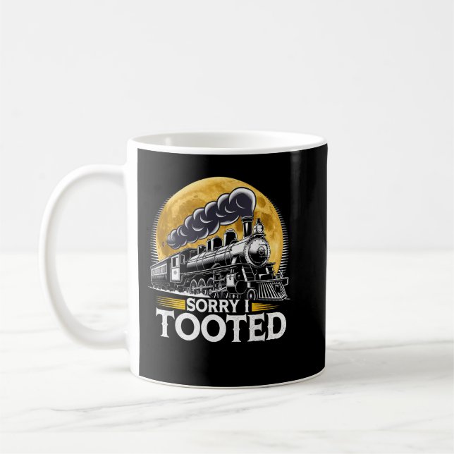 Sorry, ich Tooted Train Engineer Costume Ki Kaffeetasse (Links)