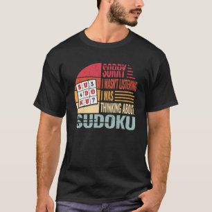 Sorry, ich war nicht Sudoku Vintage Frauen Crosswo T-Shirt