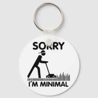 Sorry I'm minimal Schlüsselanhänger
